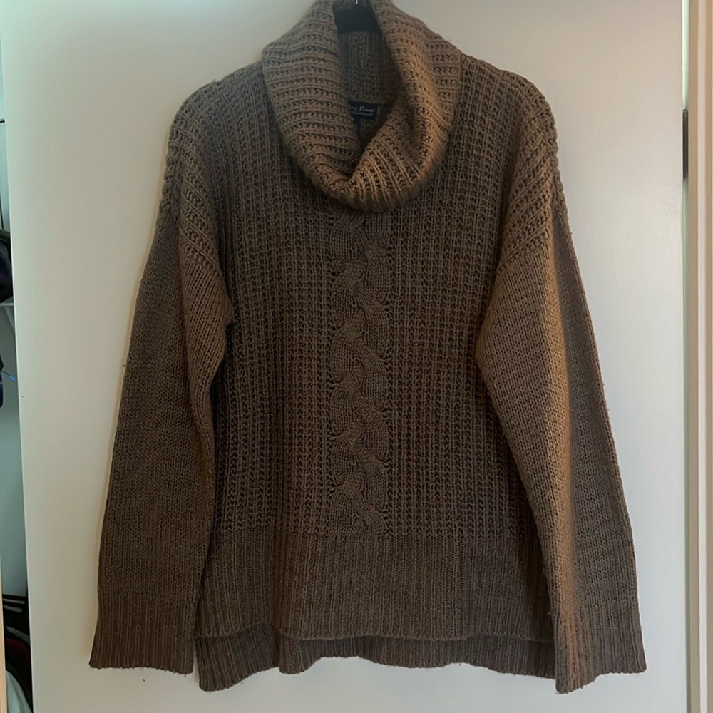 Knit turtleneck